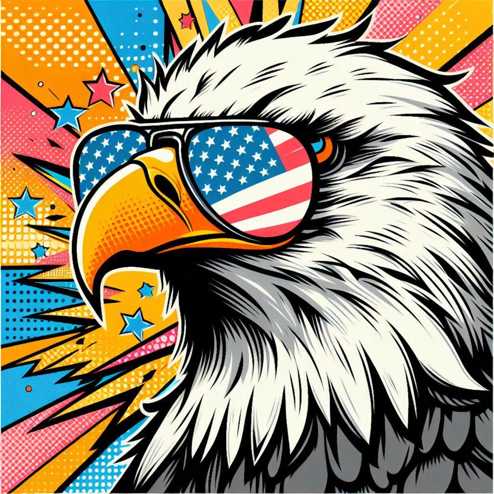Pop Art American Eagle