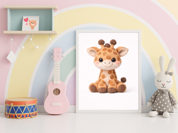 Plush Giraffe Clipart